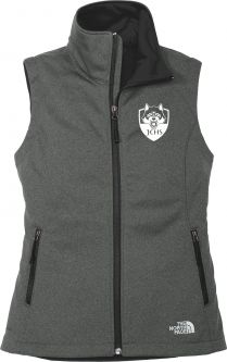 The North Face Ladies Soft Shell Vest, Dark Grey Heather